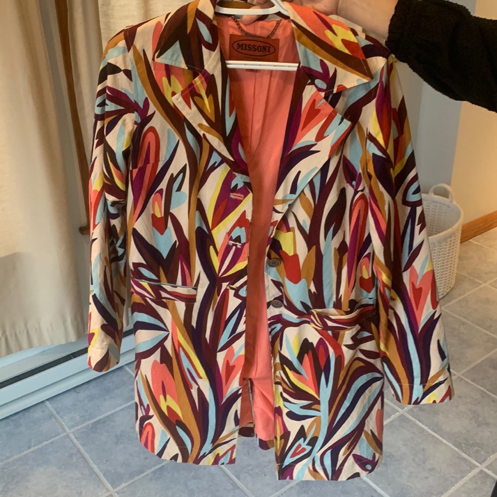 Vibrant and multi-colored lined trench coat!